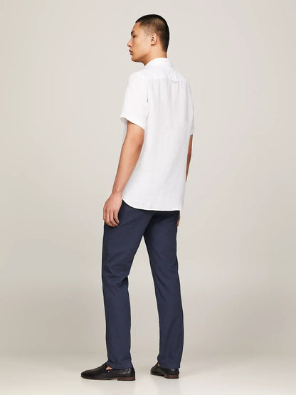 PIGMENT DYED LINEN RF SHIRT S/S 229427 - LUX54
