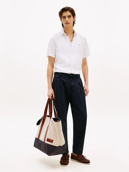 PIGMENT DYED LINEN RF SHIRT S/S 229427 - LUX54
