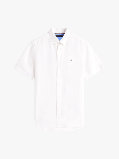 PIGMENT DYED LINEN RF SHIRT S/S 229427 - LUX54
