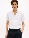 PIGMENT DYED LINEN RF SHIRT S/S 229427 - LUX54