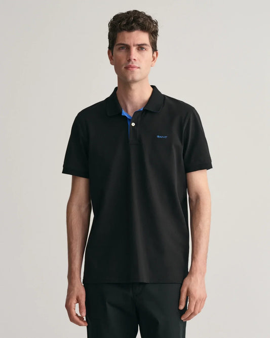 REG CONTRAST PIQUE SS POLO 5 - LUX54