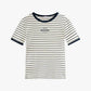 REG MONOTYPE STRIPE C-NK SS 240970 - LUX54