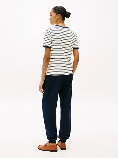 REG MONOTYPE STRIPE C-NK SS 240970 - LUX54