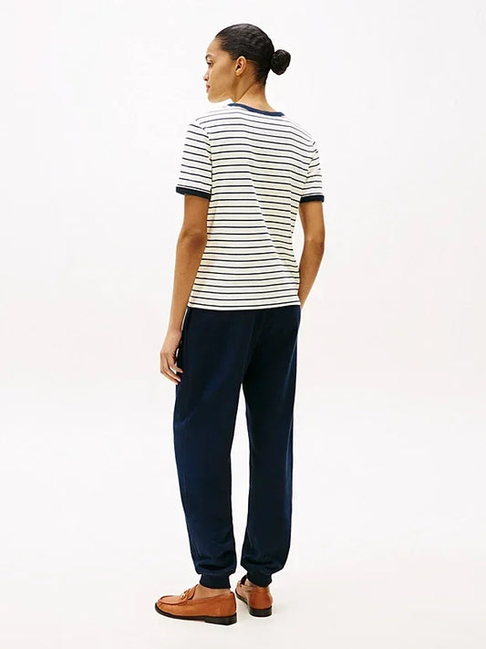 REG MONOTYPE STRIPE C-NK SS 240970 - LUX54