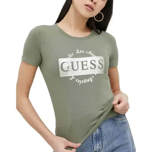 ROUND LOGO TEE - MID ORGANIC STRETCH JERSEY 180 W3GI38J1314 G831 - LUX54