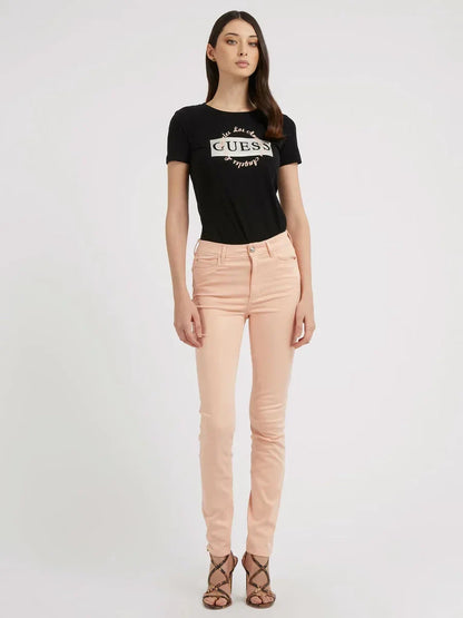 ROUND LOGO TEE - MID ORGANIC STRETCH JERSEY 180 W3GI38J1314 JBLK - LUX54