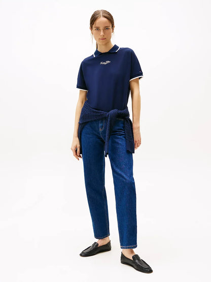 SCRIPT CREW-NK POLO SS 241033 - LUX54