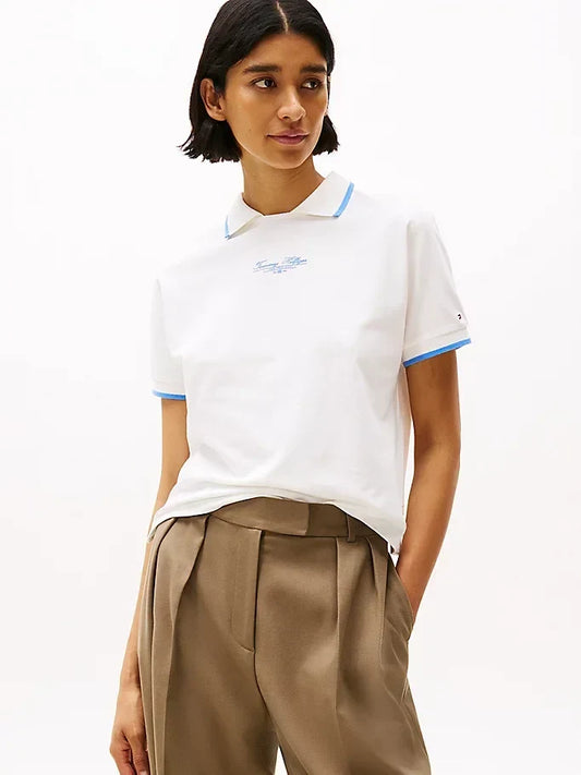 SCRIPT CREW-NK POLO SS 241034 - LUX54