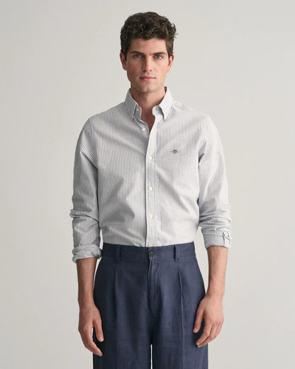 SLIM CLASSIC OXFORD STRIPE SHIRT 423 - LUX54