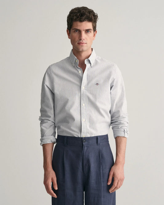 SLIM CLASSIC OXFORD STRIPE SHIRT 423 - LUX54