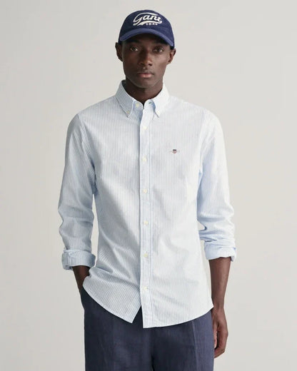 SLIM CLASSIC OXFORD STRIPE SHIRT 455 - LUX54