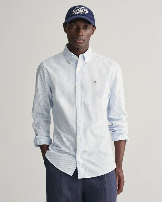 SLIM CLASSIC OXFORD STRIPE SHIRT 455 - LUX54