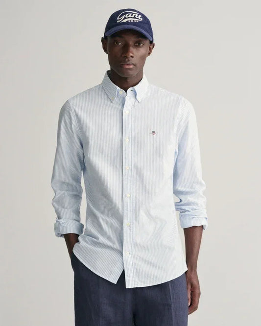 SLIM CLASSIC OXFORD STRIPE SHIRT 455 - LUX54