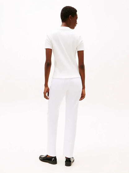 SLIM GOLD BUTTON POLO SS 241022 - LUX54