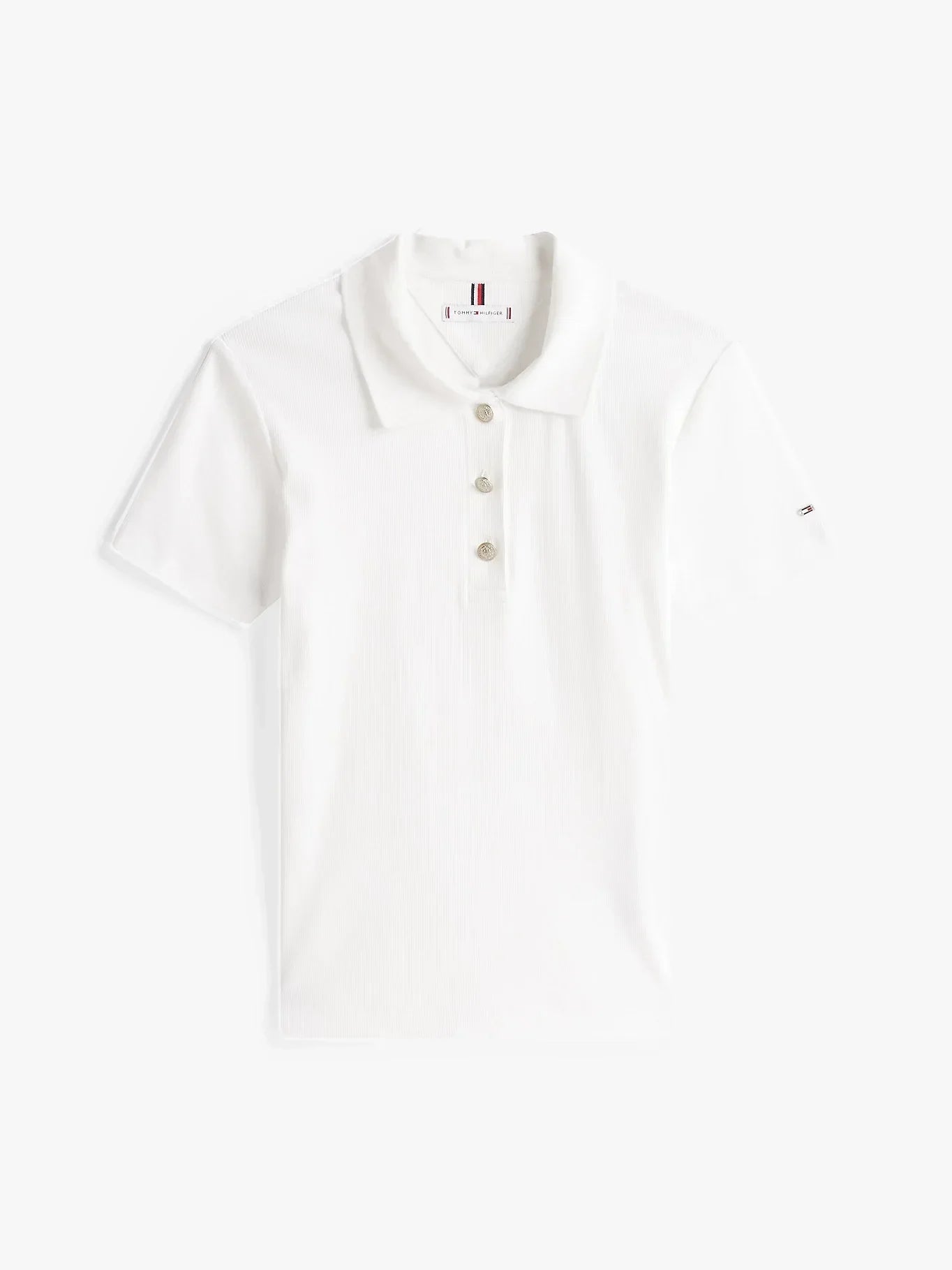 SLIM GOLD BUTTON POLO SS 241022 - LUX54