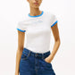 SLIM SCRIPT T-SHIRT SS 240969 - LUX54