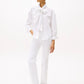 SOFT CO BOW COLLAR LS SHIRT 240992 - LUX54