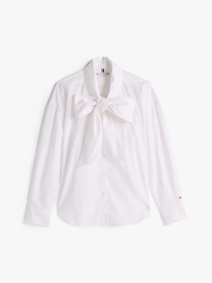 SOFT CO BOW COLLAR LS SHIRT 240992 - LUX54