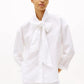 SOFT CO BOW COLLAR LS SHIRT 240992 - LUX54