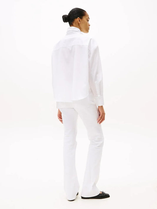SOFT CO BOW COLLAR LS SHIRT 240992 - LUX54