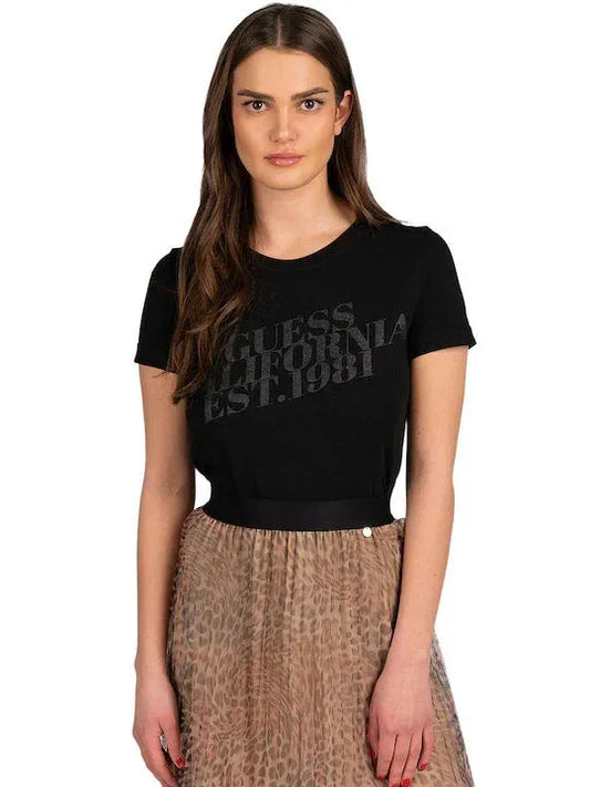 SS CN AURELIA TEE - MID ORGANIC COLOURED JERSEY W3RI26JA914 JBLK - LUX54