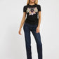 SS TRIANGLE FLOWE - MID ORGANIC STRETCH JERSEY 180 W3GI41J1314 JBLK - LUX54