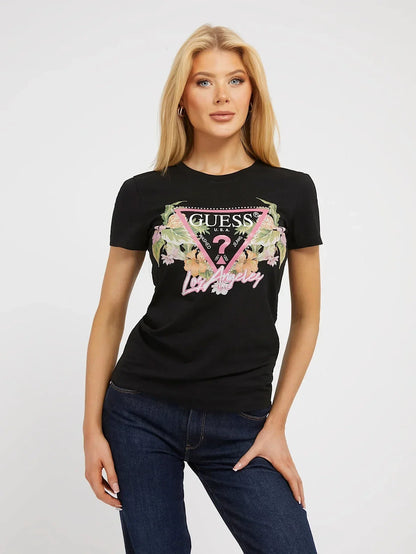 SS TRIANGLE FLOWE - MID ORGANIC STRETCH JERSEY 180 W3GI41J1314 JBLK - LUX54
