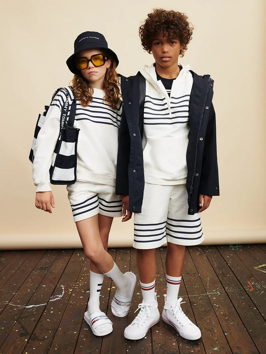 T BRETON STRIPE SWEATSHORTS 213567 - LUX54