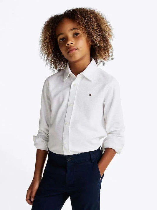 T MICRO WAFFLE REG SHIRT LS 35922 - LUX54