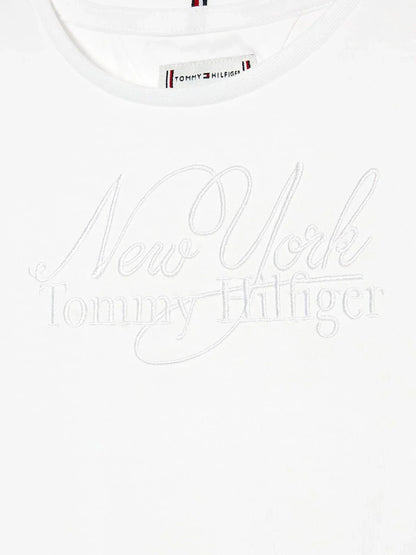 T TOMMY NY SCRIPT TEE S/S 212364 - LUX54