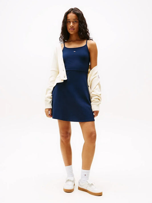 TJW ESSENTIAL STRAP FLARE DRESS 240230 - LUX54