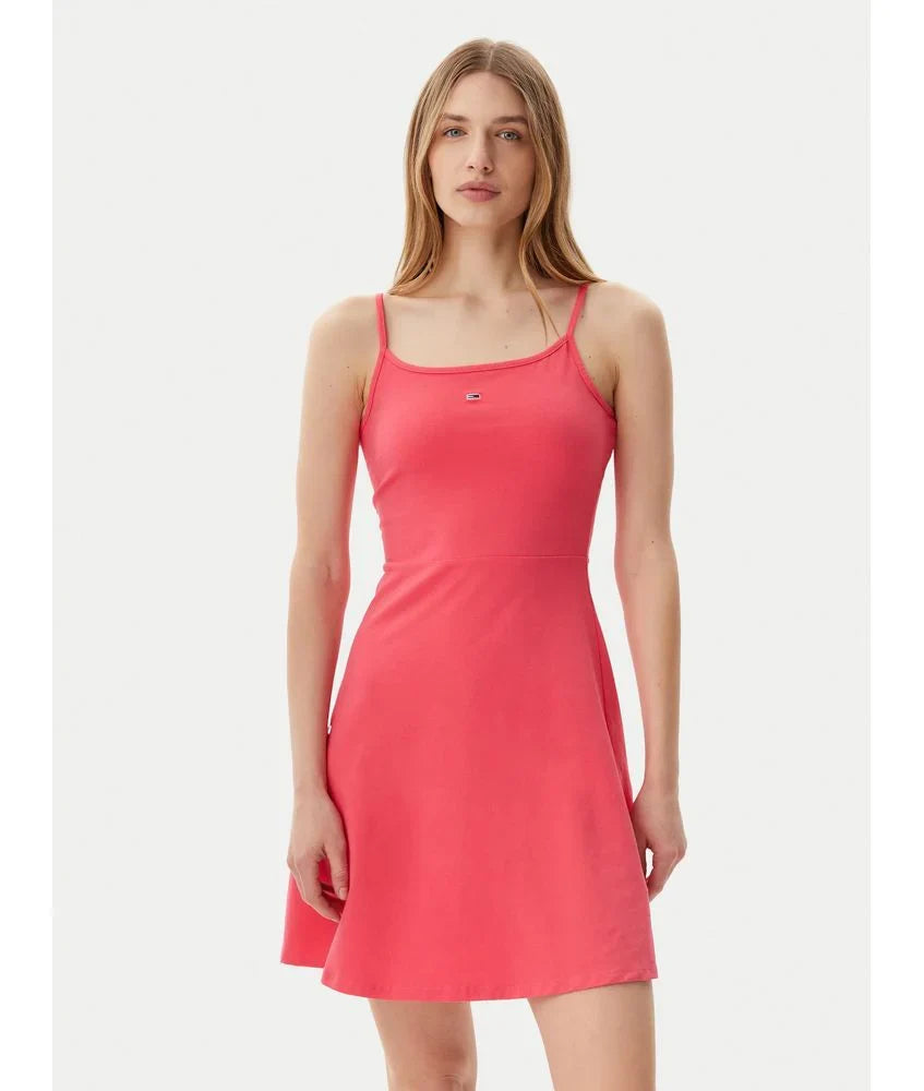 TJW ESSENTIAL STRAP FLARE DRESS 240231 - LUX54