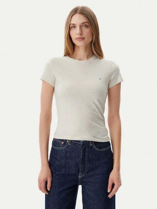 TJW SLIM C-NECK TEE 240155 - LUX54