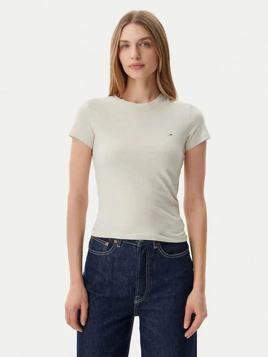 TJW SLIM C-NECK TEE 240155 - LUX54