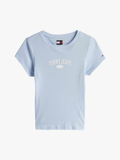 TJW SLIM VARSITY RIB TEE EXT 237183 - LUX54