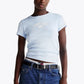 TJW SLIM VARSITY RIB TEE EXT 237183 - LUX54