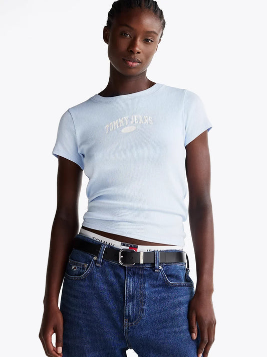 TJW SLIM VARSITY RIB TEE EXT 237183 - LUX54
