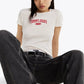 TJW SLIM VARSITY RIB TEE EXT 237184 - LUX54