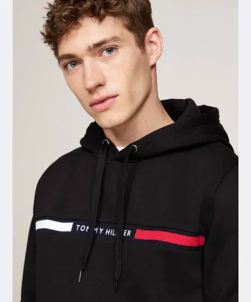 HILFIGER CHEST INSERT HOODY 235315